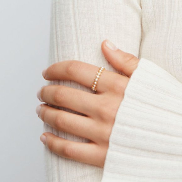 & Other Stories Pearl Ring - Picture 2 of 4